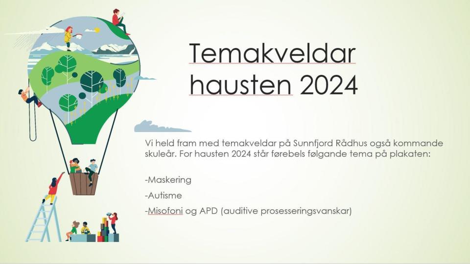 Lenkje til artikkel: Temakveldar hausten 2024