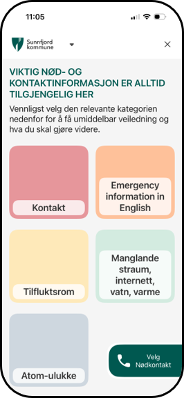Lenkje til artikkel: Slik fungerer nødinformasjon i innbyggerappen når internett ikkje virkar