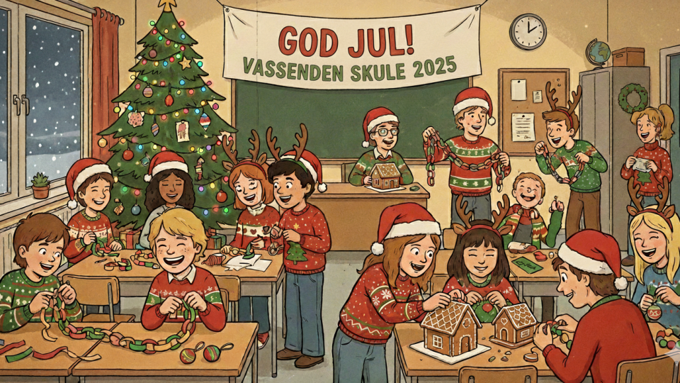 Lenkje til artikkel: Julekort frå Vassenden skule 