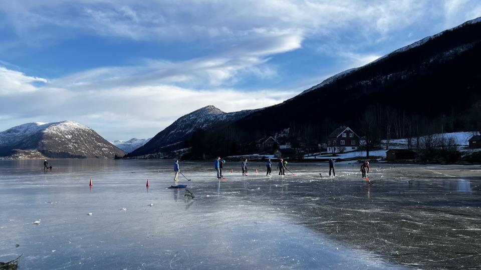 Lenkje til artikkel: Skøyteis på Vassenden