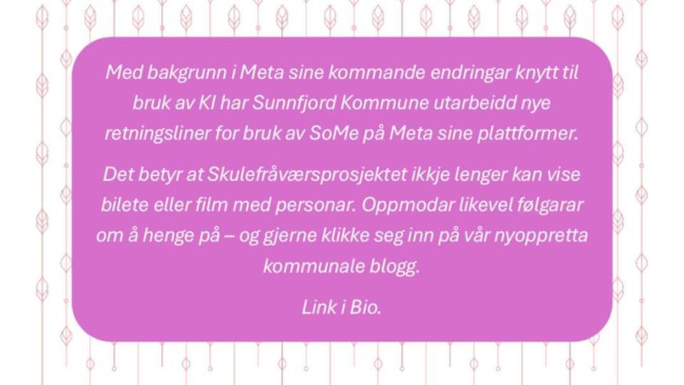 Lenkje til artikkel: Endring i bruk av sosiale kanalar